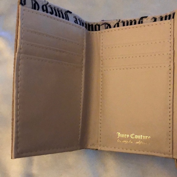 Juicy Couture Cafe Upgrade U Double Sided Trifold Wallet NWT - Picture 10 of 16